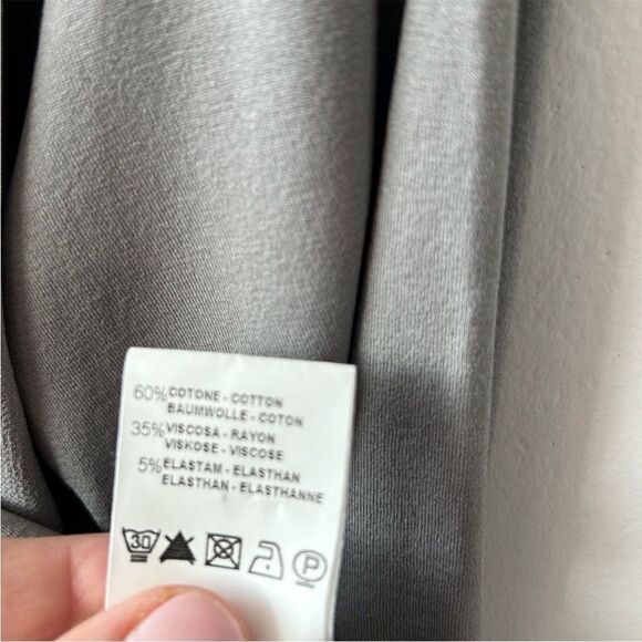 TRANSIT Par Such Silky Hoodie Jacket in Taupe - Picture 10 of 12